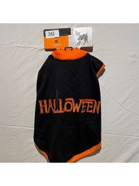 Dog Halloween Costume Black Orange